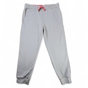 Southern Tide Boys Sun Farer Terry Jogger Pants Youth L 12 14 Gray Pink Preppy